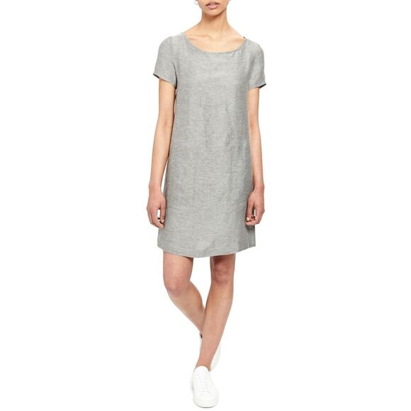 Theory Linen Blend Shift Dress Theory Linen Blend Shift Dress